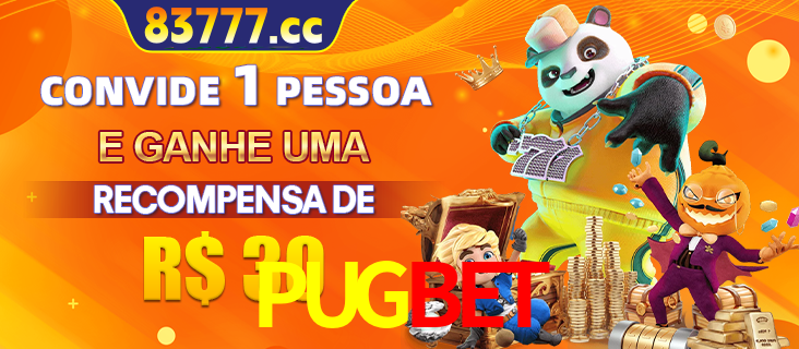 Banner institucional da PUGBET sobre parceria de marcas e criação de uma marca de excelência, apresentando os mascotes de jogos populares como o Fortune Tiger.