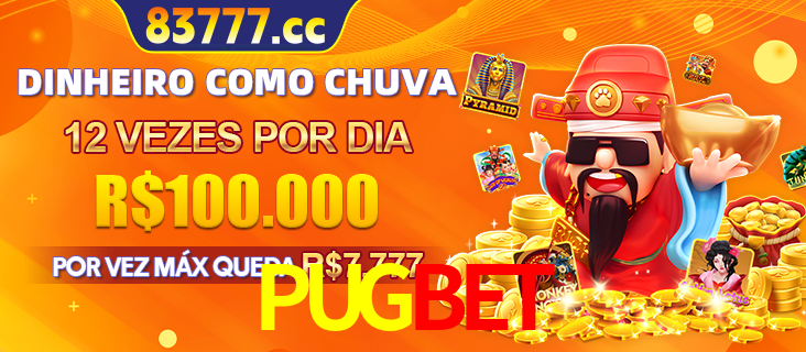Banner do programa de recompensas Recomende para amigos do PUGBET, detalhando os bônus por convidar amigos, com prêmios que chegam a R$288.888.